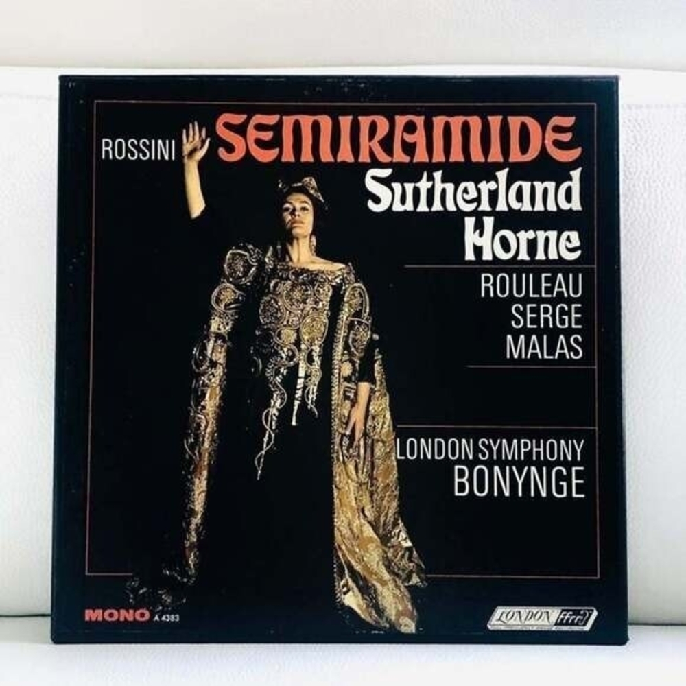LP Gioacchino Rossini, Joan Sutherland, Marilyn Horne - Semiramide Vinyl Record